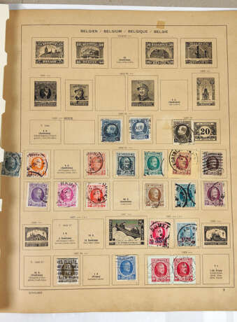 Sammlung Briefmarken Belgien, Niederlande 1867/1937 - Foto 4