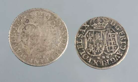 2x Sachsen Friedrich August II. 1763 - photo 1