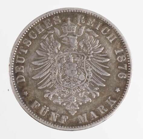 5 Mark Albert von Sachsen 1876 E - photo 2