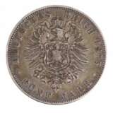 5 Mark Friedrich von Baden 1875 G - photo 2