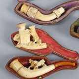 4 Meerschaum Pfeifen um 1900 - photo 3