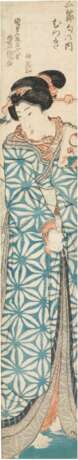 Utagawa Kunisada (1786-1864) Kikugawa Eizan (1787-1867) Utagawa Kunimaru (1793-1829) Utagawa Kuninao (1795-1854) | A collection of fourteen woodblock prints | Edo period, 19th century - Foto 19