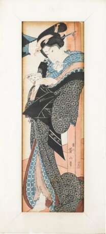 Utagawa Kunisada (1786-1864) Kikugawa Eizan (1787-1867) Utagawa Kunimaru (1793-1829) Utagawa Kuninao (1795-1854) | A collection of fourteen woodblock prints | Edo period, 19th century - Foto 24