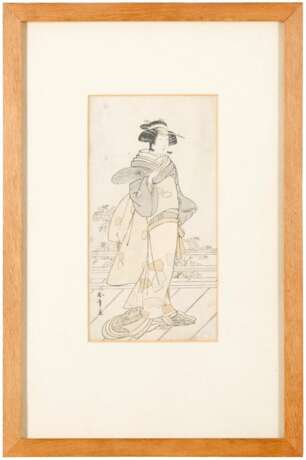 Katsukawa Shunjo (died in 1787) Katsukawa Shunsho (1726-1792) Kitagawa Utamaro (1754-1806) Chobunsai Eishi (1756-1829) Utagawa Toyokuni (1769-1825) Utagawa Kuniyasu (1794-1832) | A collection of fourteen woodblock prints | Edo period, 18th - 19th century - photo 4