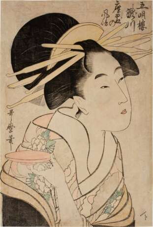 Kitagawa Utamaro (1754-1806) | The courtesan Takigawa of the Gomeiro house | Edo period, late 18th century - Foto 1