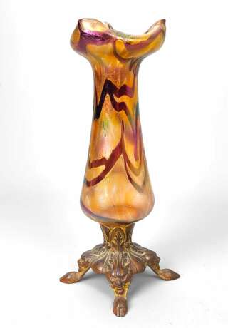 Jugendstil Vase mit Montur um 1900 - photo 1