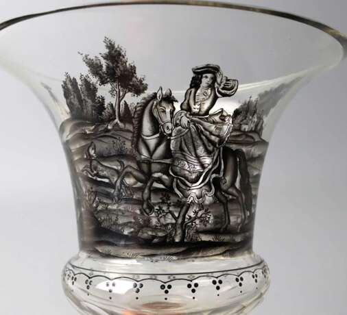 Glaspokal *Jagdszene* um 1800 - Foto 2