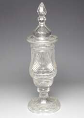 Historismus Kristall Pokal um 1880