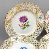 Meissen Satz Geflechtrand Teller *Blume 2* - фото 2