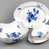 Meissen 3 Serviceteile *Blaue Blume* 19. Jhd. - photo 1