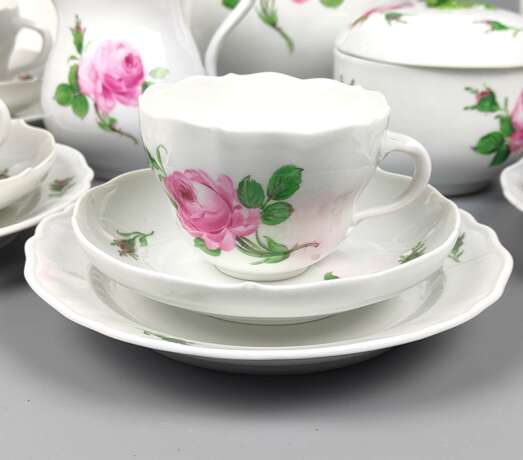 Meissen Kaffeeservice *Rote Rose* für 6 Personen - фото 3