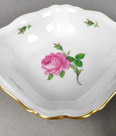 Meissen 2 Anbietschalen *Rote Rose* - photo 4