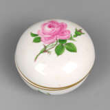 Meissen Deckeldose *Rote Rose* - photo 1