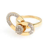 Ungewöhnlicher Ring mit Diamanten. - photo 1