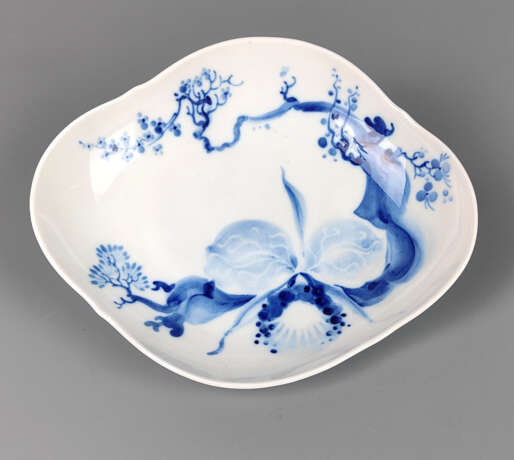 Meissen Schälchen *Blaue Orchidee* - Foto 1