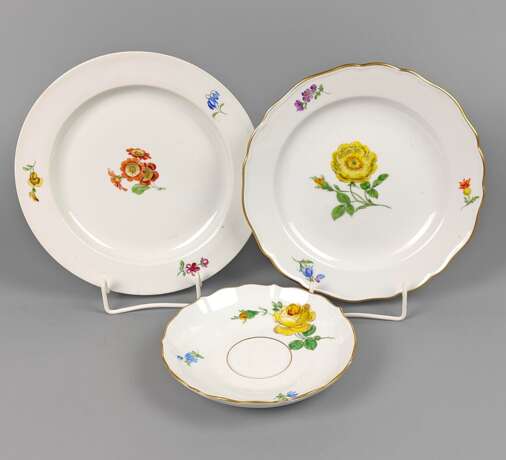 Meissen 3 Teller *Blume 1* - photo 1