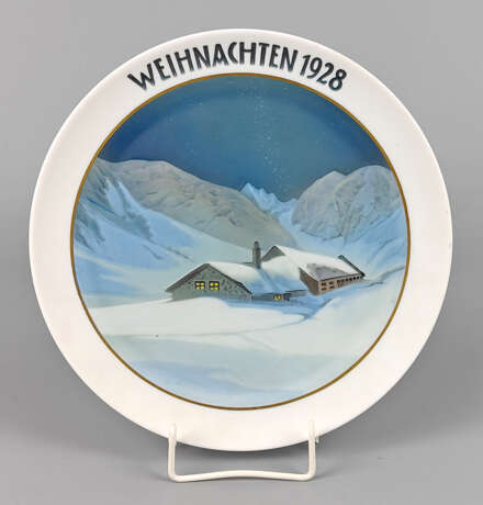 Rosenthal Weihnachtsteller 1928 - photo 1