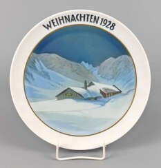 Rosenthal Weihnachtsteller 1928