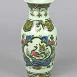 Mettlach-Vase *Paon* - photo 1