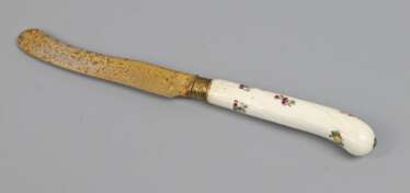 Meissen Messer mit Porzellangriff um 1760