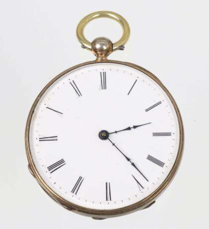 Schlüssel- Taschenuhr um 1880 - Foto 1