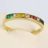 Edelstein Brillant Ring - GG 750 - Foto 1