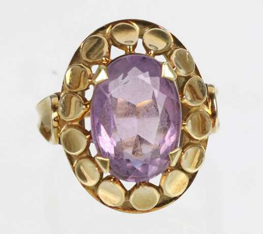 Amethyst Ring - GG 585 - фото 1