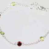 Granat Peridot Armband - Foto 1