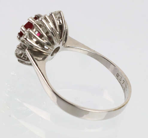 Rubin Ring mit Brillanten - WG 585 - Foto 5