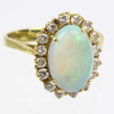 exzellenter Opal Brillant Ring - GG 585 - photo 1