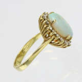 exzellenter Opal Brillant Ring - GG 585 - фото 4