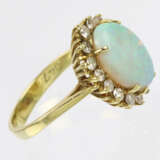 exzellenter Opal Brillant Ring - GG 585 - Foto 5