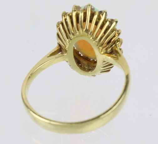 exzellenter Opal Brillant Ring - GG 585 - Foto 6