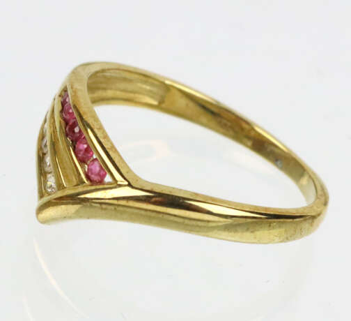 Rubin Ring mit Zirkonia - GG 333 - photo 3