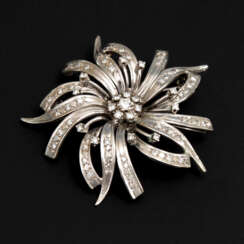 Brillant/Diamant-Brosche.
