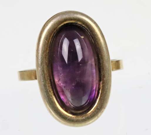 Amethyst Ring vergoldet - фото 1