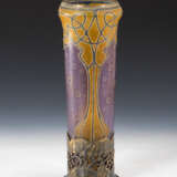 Jugendstil-Vase mit Metall-Montierung. - Foto 1