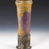 Jugendstil-Vase mit Metall-Montierung. - фото 3
