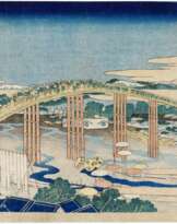 Katsushika Hokusai (1760-1849) | Yahagi Bridge at Okazaki on the Tokaido | Edo period, 19th century