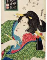 Keisai Eisen (1790–1848) | A geisha writing a letter | Edo period, 19th century