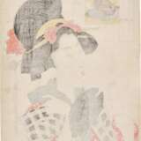 Kikugawa Eizan (1787-1867) | Poem by Kakinomoto no Hitomaro | Edo period, 19th century - фото 2