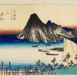Utagawa Hiroshige (1797-1858) | Five woodblock prints from the series Fifty-three Stations of the Tokaido (Tokaido gojusan tsugi no uchi), also known as the First Tokaido or Great Tokaido | Edo period, 19th century - фото 2