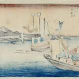 Utagawa Hiroshige (1797-1858) | Five woodblock prints from the series Fifty-three Stations of the Tokaido (Tokaido gojusan tsugi no uchi), also known as the First Tokaido or Great Tokaido | Edo period, 19th century - Foto 5