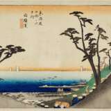 Utagawa Hiroshige (1797-1858) | Five woodblock prints from the series Fifty-three Stations of the Tokaido (Tokaido gojusan tsugi no uchi), also known as the First Tokaido or Great Tokaido | Edo period, 19th century - фото 6