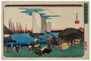 Utagawa Hiroshige (1797–1858) | Evening View of Takanawa (Takanawa no yukei) | Edo period, 19th century