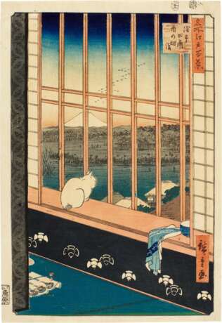 Utagawa Hiroshige (1797-1858) | Asakusa Ricefields and Torinomachi Festival (Asakusa tanbo Torinomachi mode) | Edo period, 19th century - фото 1