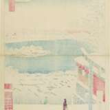 Utagawa Hiroshige (1797-1858) | Three woodblock prints from the series One Hundred Famous Views of Edo (Meisho Edo hyakkei) | Edo period, 19th century - Foto 7