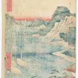 Utagawa Hiroshige (1797-1858) | Six woodblock prints from the series Famous Places in the Sixty-odd Provinces (Rokujuyoshu meisho zue) | Edo period, 19th century - Foto 11