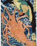 Utagawa Kuniyoshi (1797-1861). Utagawa Kuniyoshi (1797-1861) | Phoenix and Lobster (Taiho, ebi) | Edo period, 19th century