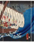Utagawa Kuniyoshi (1797-1861). Utagawa Kuniyoshi (1797-1861) | The Ghosts of the Taira Attack Yoshitsune in Daimotsu Bay | Edo period, 19th century